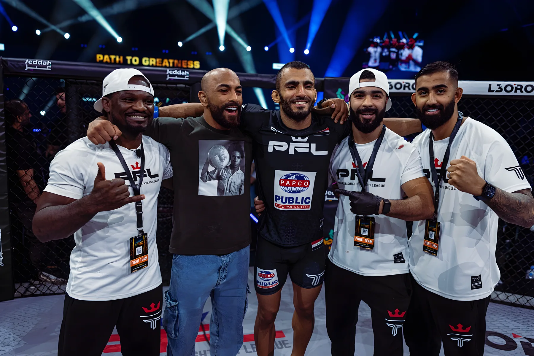 MMA coaching team